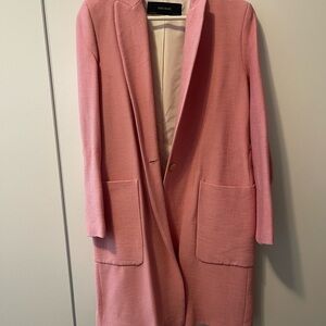 Zara Women's Pink Blazer Coat